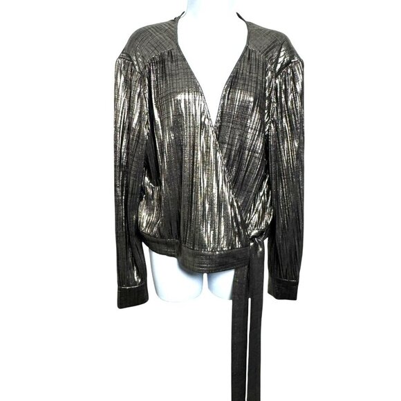 Metallic Gold Shimmer long sleeve - Picture 1 of 2